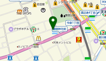 KARADA内科クリニック福岡天神の地図画像