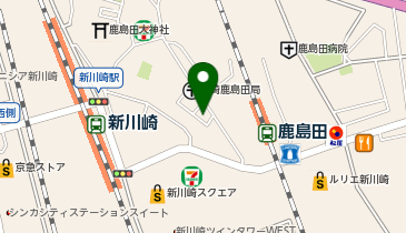 新川崎こころのクリニックの地図画像