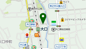 大口整形外科の地図画像