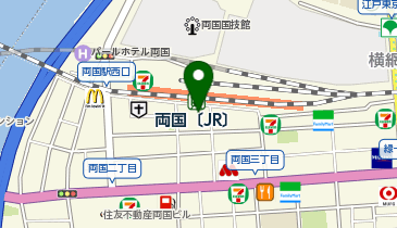 両国横綱クリニックの地図画像