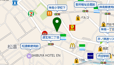 にしたんクリニック渋谷院の地図画像