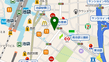 池袋駅前こころとからだのクリニックの地図画像