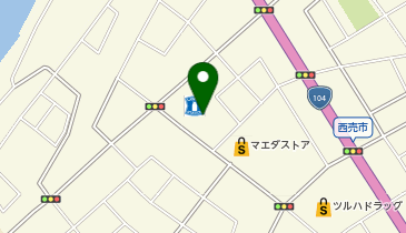 売市めぐみのクリニック 内科・心臓血管内科の地図画像