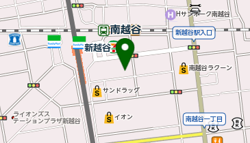 越谷心療内科さくらメンタルクリニックの地図画像