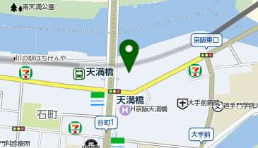 天満橋甲状腺クリニックの地図画像