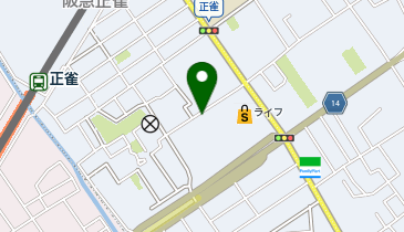 正雀耳鼻咽喉科クリニックの地図画像