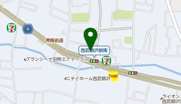 やぎさわファミリー皮膚科の地図画像