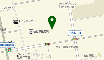 仙台内科リハビリクリニックの地図画像