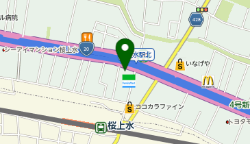 桜上水ポニーこどもクリニックの地図画像