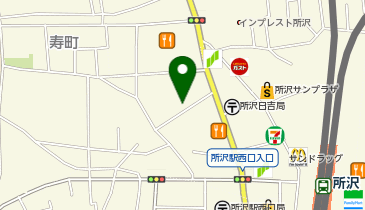 所沢こころのクリニックの地図画像