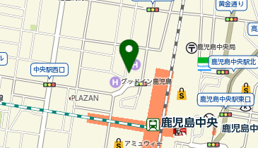 鹿児島中央駅西口広場たまいクリニック肝臓・消化器内科・ひふ科の地図画像