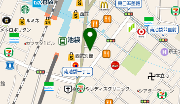 よつば会クリニック 池袋院の地図画像