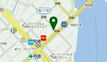 ZOIクリニック月島の地図画像