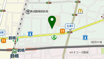 大阪鶴橋みう内科・内視鏡クリニックの地図画像