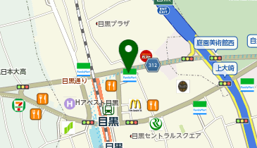 目黒駅前ネスト整形外科の地図画像