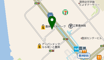 豊洲みみはなのどクリニックの地図画像