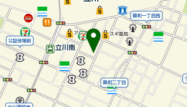 在宅24クリニック立川国立の地図画像