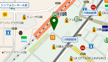 ディオクリニック川崎院の地図画像