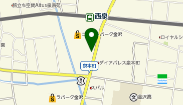 金沢西泉駅前まつなが内視鏡・消化器内科クリニックの地図画像
