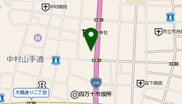 木戸皮膚科の地図画像