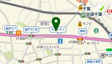 ちば新町内科・糖尿病内科クリニックの地図画像