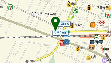 吉祥寺駅前みずの皮膚科の地図画像