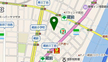 プライマリ・ケア蔵前の地図画像