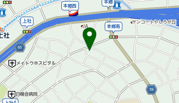 上社白楊クリニックの地図画像