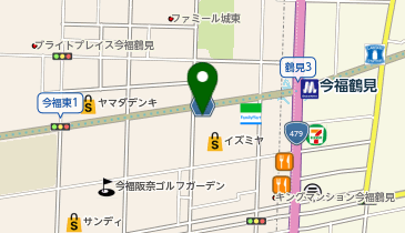 今福つるみ内科皮フ科クリニックの地図画像
