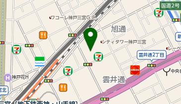 三宮駅前こころのクリニックの地図画像