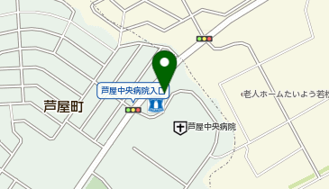 あしや浦野眼科医院の地図画像
