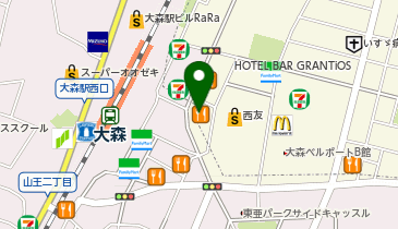 東京大森エンゼルクリニックの地図画像