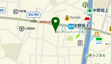 中野坂上形成外科・皮膚科の地図画像