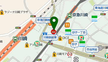 川崎かかりつけクリニックの地図画像