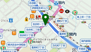みなぎこころのクリニック 横浜関内の地図画像