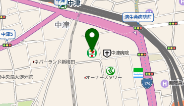 Re:Born Clinic 大阪院・医科の地図画像