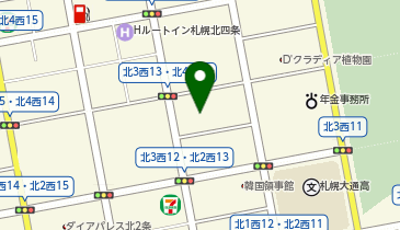 植物園前ライラック皮膚科の地図画像