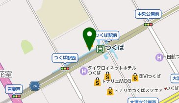つくばLAファミリークリニックの地図画像