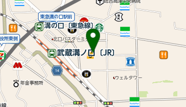 クリニックフォア溝の口マルイの地図画像