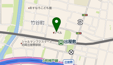 あまがさき出屋敷内科・循環器内科の地図画像