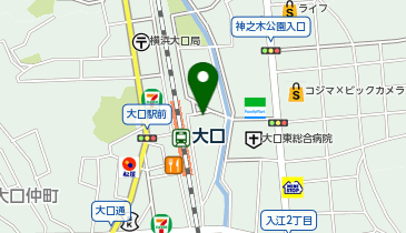 大口駅前糖尿病内科の地図画像