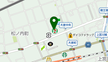 芦屋ながさわ内科の地図画像