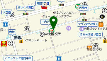 からだとこころクリニック福岡天神の地図画像