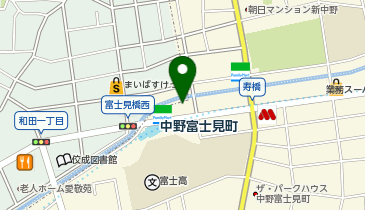 中野富士見町耳鼻咽喉科の地図画像