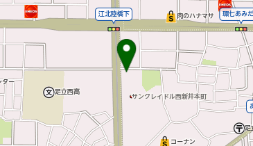 江北耳鼻科・皮膚科クリニックの地図画像