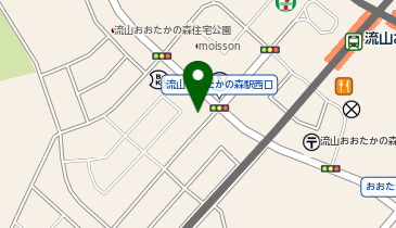 リプロケアクリニックおおたかの森の地図画像