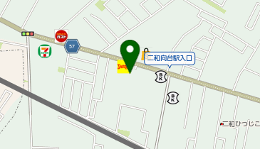 キャップスクリニック二和向台の地図画像