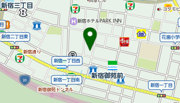 東京シルククリニック 新宿の地図画像