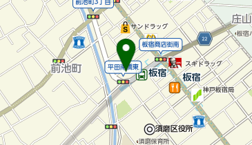 八田皮フ科・内科の地図画像