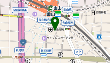 名古屋おもて呼吸器・アレルギー内科クリニック 金山駅前院の地図画像